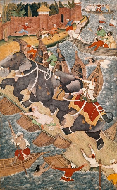 Akbar doma al elefante salvaje, Hawa